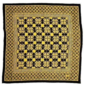 Carlisle Scarf Shawl Silk Oversized 52” Vintage